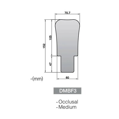 Occlusal Medium Mirror for Fog Free Intra Oral Photo System -DMBF3 (#1146)