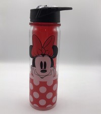 Disney Minnie Mouse Tritan Water Bottle 20 oz Red with Polka Dots