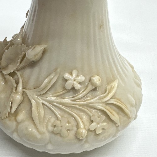 Antique Ireland Belleek ABERDEEN 6" Pitcher Jug Ewer Vase 3rd Black Mark - Picture 7 of 10