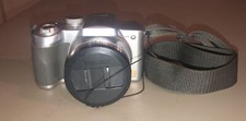 Used Panasonic LUMIX DMC-FZ5 5.0MP Digital Camera - Silver with carrying trap.