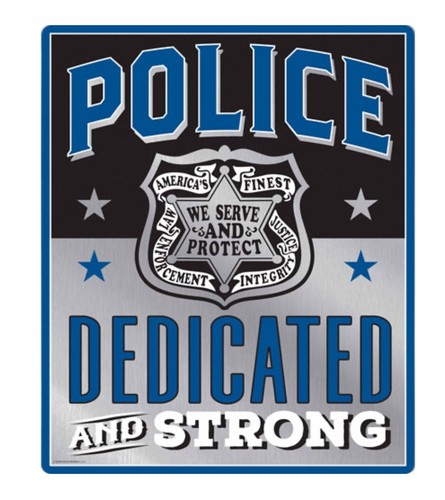 POLICE Police Tin Sign