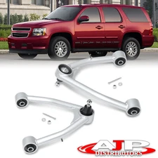 2-4" Lift Front Upper Control Arm Silver For 2007-2020 GMC Yukon Suburban Tahoe