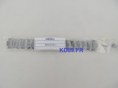 Genuine Seiko bracelet watch band Steel black PVD M0EA421N0 6T63-00N0 SSB141