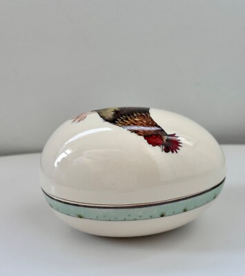 Highgrove Hens Burleigh Ware Keramik Porzellan Osterei Deckel Schmuckdose Schale