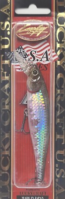 LUCKY CRAFT POINTER 100 SP 5/8OZ PT100SP-722 ZEBRA MS GH MINNOW B6130