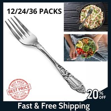 Heavy Duty Dinner Forks Stainless Steel Table Forks Flatware Set Of 12 Durable..