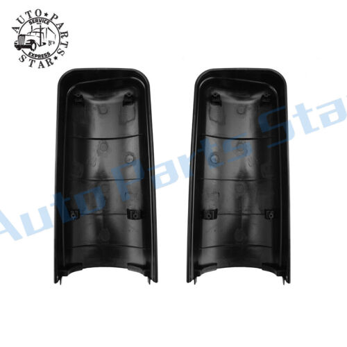 2PCS Black Door Mirror Cover Pair Set For 2008-2017 Freightliner Cascadia - Picture 4 of 7