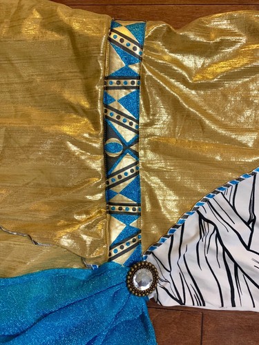 CLEOPATRA EGYPTIAN GIRLS / WOMENS COSTUME 14-16 ( girls) = like S/M Womens - Picture 2 of 5