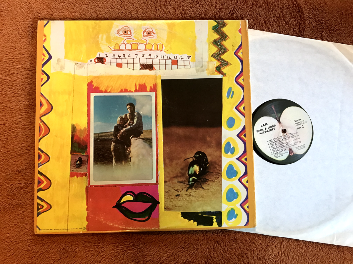 Paul and Linda McCartney RAM レコード paul and linda mccartney RAM beatles gatefold lp wings smas-3375