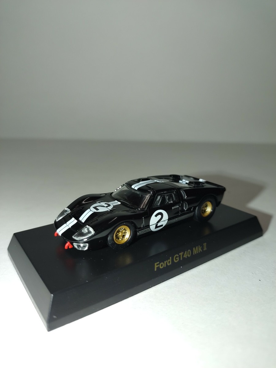 Kyosho 1/64 USA Collection 1966 FORD GT40 MKII #2 Black Ford v