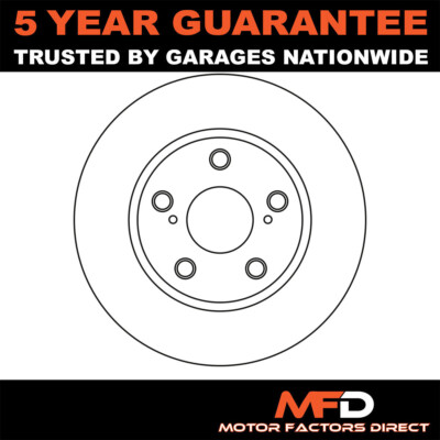 Brake Disc Front MFD Fits Toyota Auris 2007-2012 1.3 1.4 D 1.6 1.8 4351212670