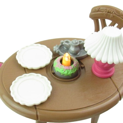Fisher Price Loving Family Leuchttisch Stühle Hundeteller & Lampe 90er Jahre (10) - Bild 2 von 4