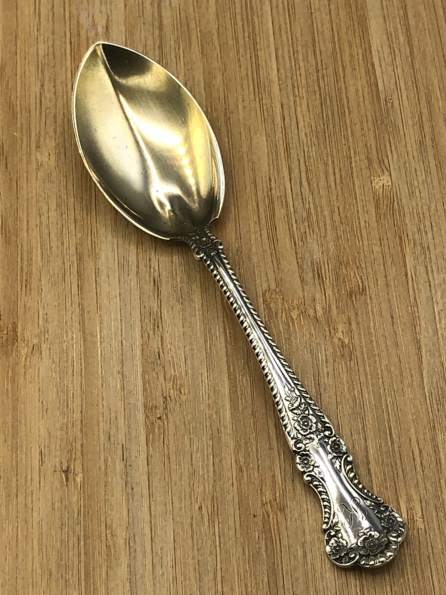 Cambridge by Durgin /Gorham Sterling Silver fluted Serving Spoon