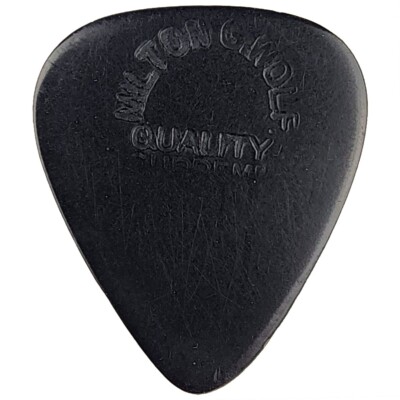 Vintage Milton G Wolf Guitar Pick Quality Supreme Waffle Grip Black Mid Century
