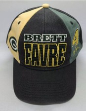 VTG Green Bay Packers Brett Favre 4 Snapback Hat Drew Pearson Quarterback Club