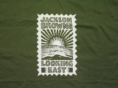 Vintage Jackson Browne Looking East Tour T Shirt Australia 