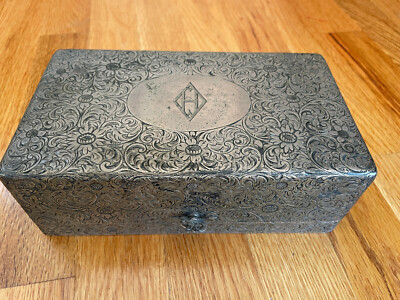 Tiffany Sterling Silver (925-1000) Playing Card Box Circa