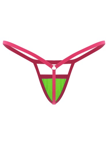 Womens Briefs Swimwear Panties Lingerie G-String Cutout Pool Underwear T-Back - Picture 90 of 135