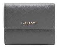 Lazarotti Bologna Leather Wallet With 8 Card Slots M GeldböRse Grey Grau Neu