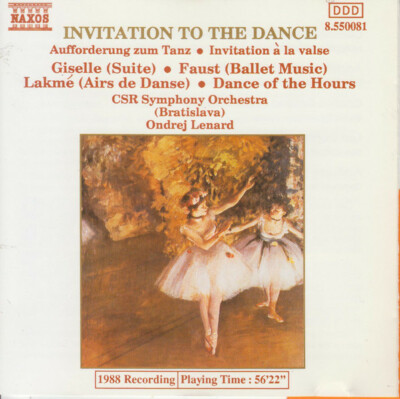 (63) Invitation To The Dance/CSR Symphony Orchestra, Ondrej Lenard-Classical-New