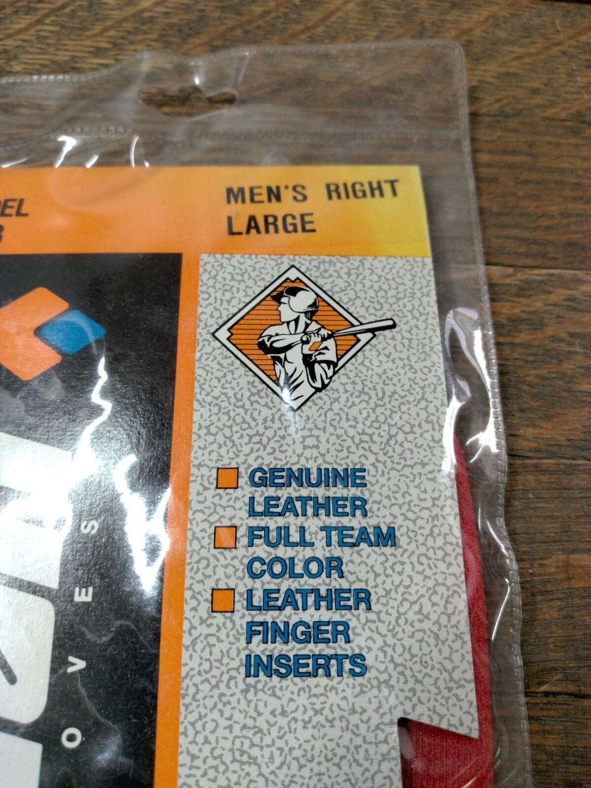 New VINTAGE Champion Batting Glove 956 Adult Mens L Right Hand Red/White NEWK1 eBay