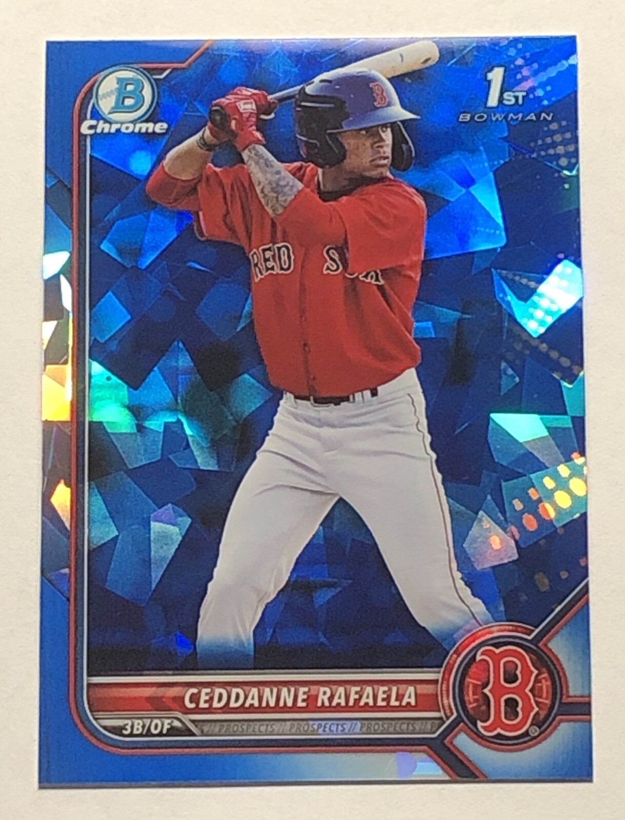 CEDDANNE RAFAELA 1st BOWMAN CHROME SAPPHIRE & BASE🔥2022 Bowman Chrome Sapphire
