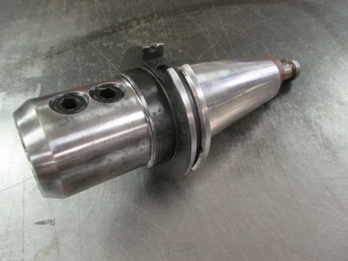 USED Lyndex 1-1/4" CAT50 Endmill holder, 4" Gauge Length w/ Haas Pull Stud