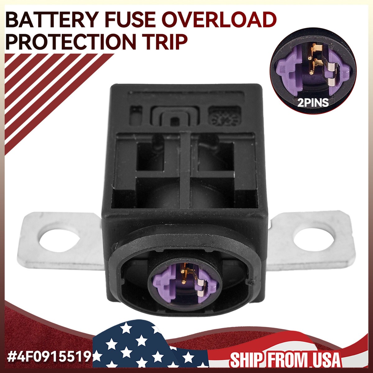 Protection Contre Les Surcharges De Batterie 4F0915519 Pour Audi A3 A4 A5 A6 A8 Q5 Q7 TT Seat Ibiza