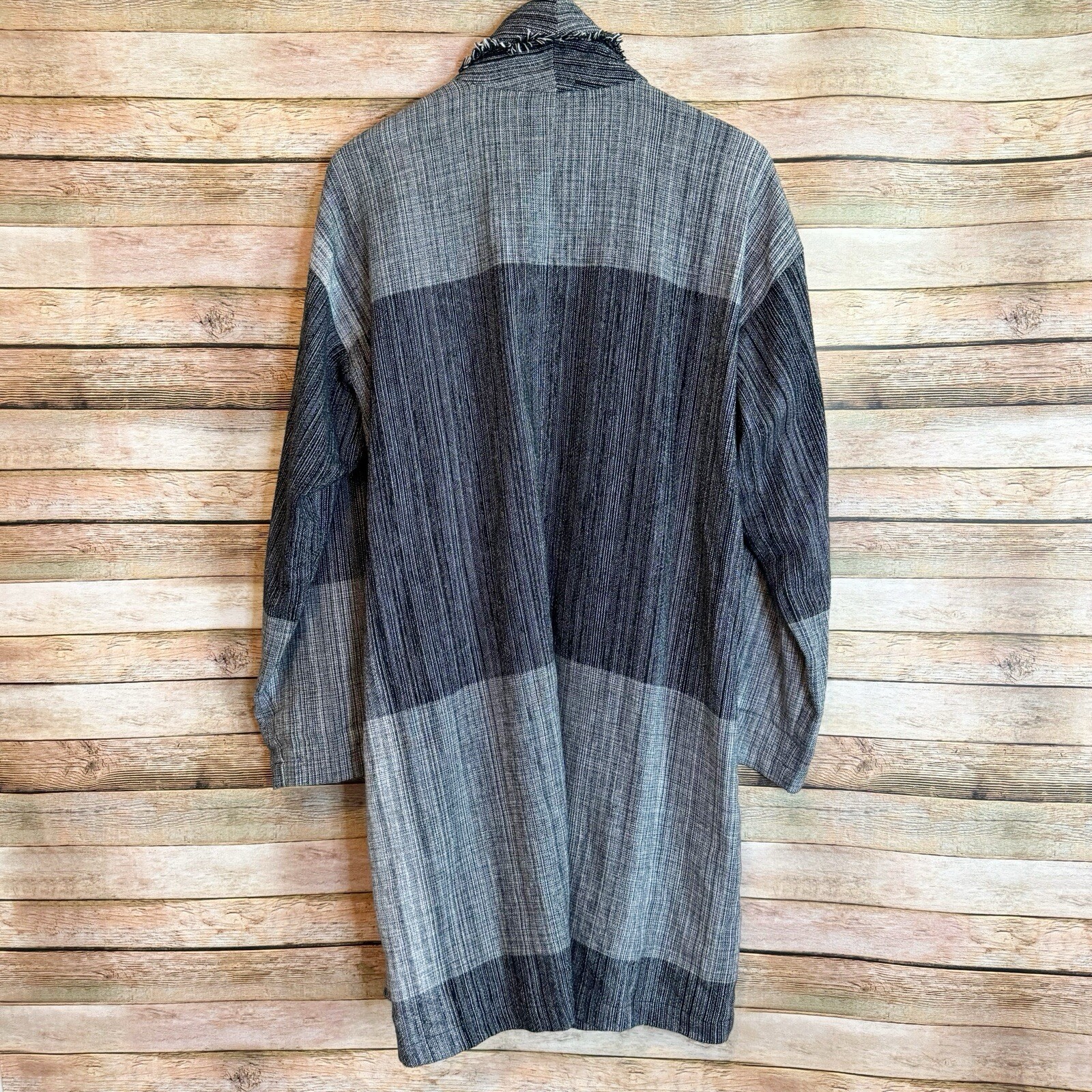 Eileen Fisher ColorBlock Patchwork Lagenlook Shaw… - image 5