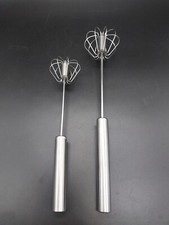 Schneebesen Halbautomatik  Milchaufschäumer Quirl Rührbesen Rührstab NEU Angebot