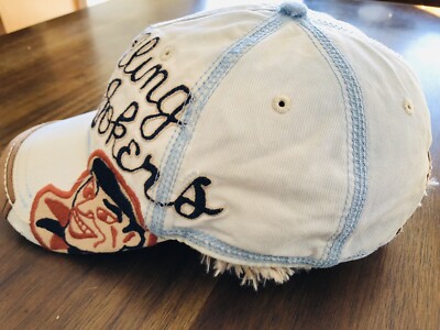 True Religion Cap distressed Rolling Jokers Vtg True Religion Mens Embroidered Rolling Jokers Baseball  main image 3