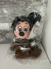 NEW The Disney Store 9  Pilot Mickey Bean Bag Plush w/Tags In Bag