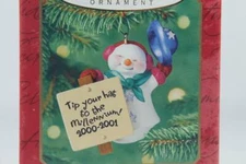 Hallmark 'Millennium Snowma'am'  Dated 2000 Ornament New In Box