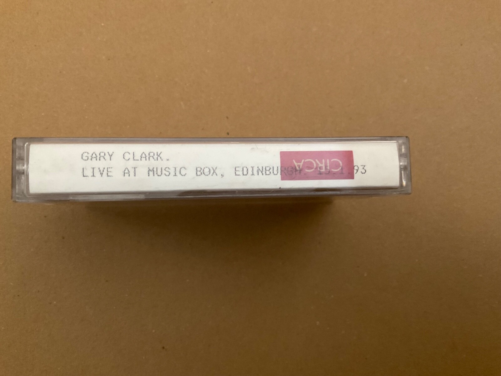 Gary Clark LIVE at MUSIC BOX EDINBURGH 1993 DANNY WILSON rare cassette eBay