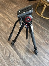 Manfrotto MVH500AH Flat Base Fluid Head, MT190CXPRO4 Tripod Legs