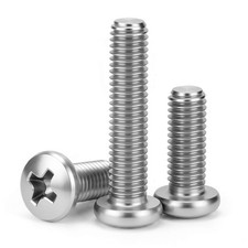 8-32 x 3/4'' 50 Pack Pan Head Machine Screws Phillips Drive Machine Screws...