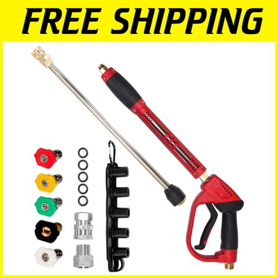 #ad Replacement Wand Extension for Pressure Washer Gun 5 Tips $125.99