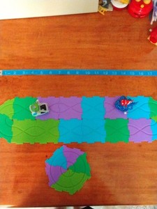 Disney Planet Toys, .Buzz Lightyear Wind Up With Track. Pre-owned.