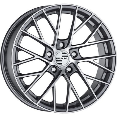 Alufelgen MAK MONACO 19'' 8.5J 5x112 ET 46 57.1 GUN METALLIC MIRROR