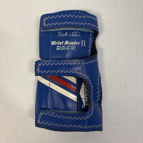 Dick Weber Wrist Master II Leather Bowling Glove Guard Medium Right