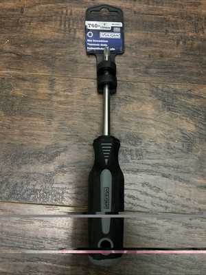 NEW VULCAN MC-SD26 T40 X 4'' SHANK TORX STAR DRIVE SCREWDRIVER CUSHION 8938821