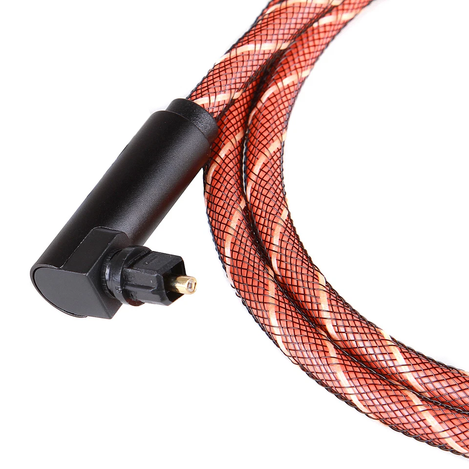 90 Degree Right Angle Toslink Optical Audio Cable for Roku PS 3/4 Xbox One/360 - image 3 of 4