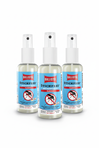 3X Ballistol Stichfrei MüCkenschutz Insektenschutz Zeckenschutz MüCken 100Ml-image