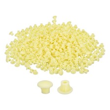 2000Pcs Screw Hole Plugs, 5mm 3/16" Dia Plastic Button Plugs, Cream Color