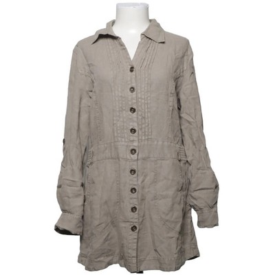 Isolde, Blusenkleid, Größe: 42, Beige, Leinen, Damen #qLK