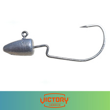 Darter Ned Bass Fishing Jig UnPainted Victory EWG Hook Endura Point 100 Pack New