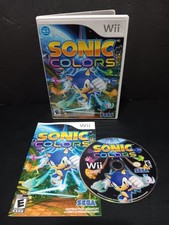 Sonic Colors (Nintendo Wii, 2010) Complete Tested Case Has Some Wear 