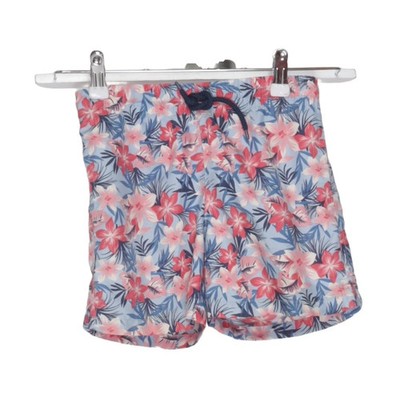Cyrillus, Badeshorts, Größe: 114, Blau/Rot/Mehrfarbig, Polyester, Blumen #o5J