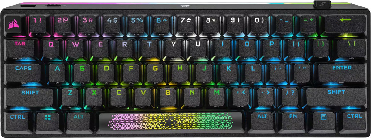 CORSAIR - K70 Pro Mini Wireless 60% RGB Mechanical Cherry MX SPEED