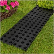 Gehwegplatten Set aus Kunststoff 4 teilig wetterfest für Gartenwege Gartenwegpla